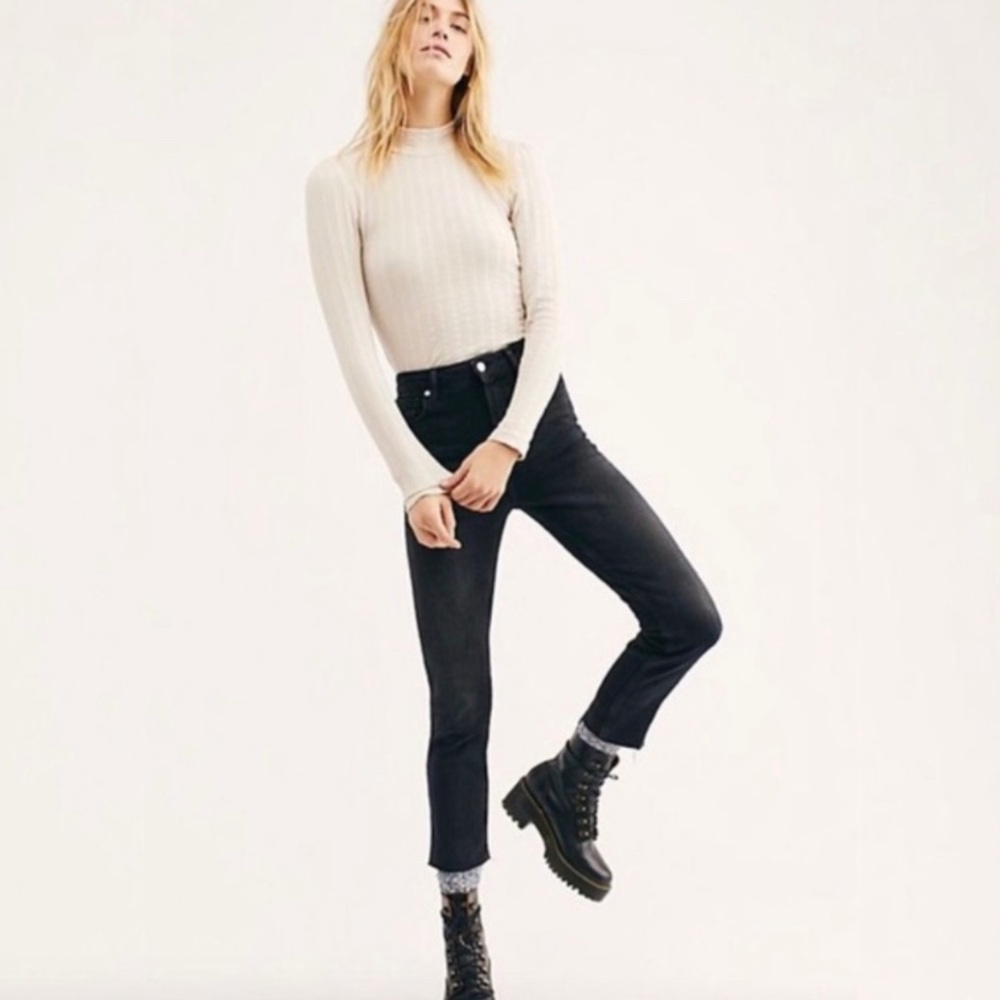 NWT Free People Hi-Slim Straight Heart Soul Wash